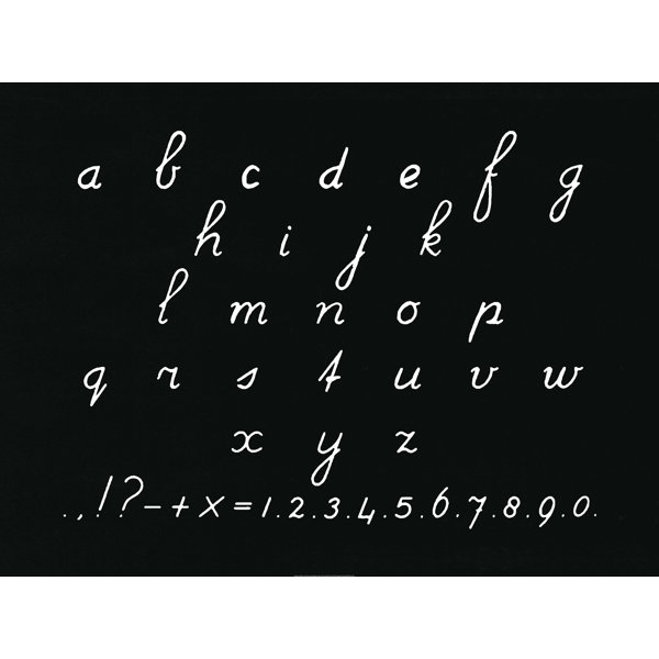 The Twillery Co.® Alphabet Chart Wrapped Canvas Textual Art Wayfair